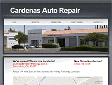 Tablet Screenshot of cardenasrepairauto.com